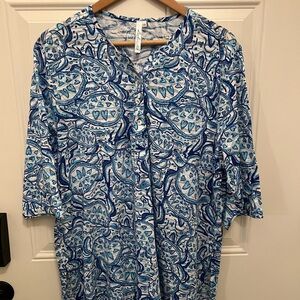 Lulu-B Under the Sea Turtle 1x Tunic